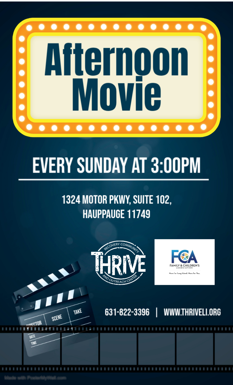 Afternoon Movie Flyer 2026