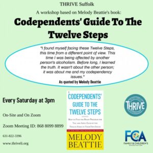 Codependents 12 Steps Flyer