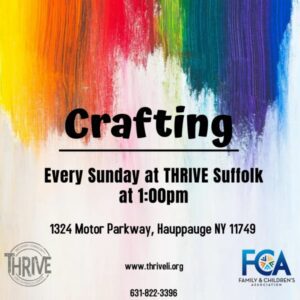 Crafting Group 1pm Flyer
