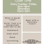 Quiet Time Flier