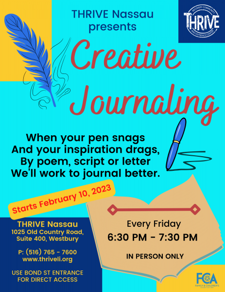 Thrive Nassau Creative Journaling