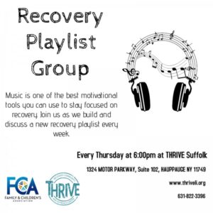 Recovery Playlist Grp Thurs 6pm