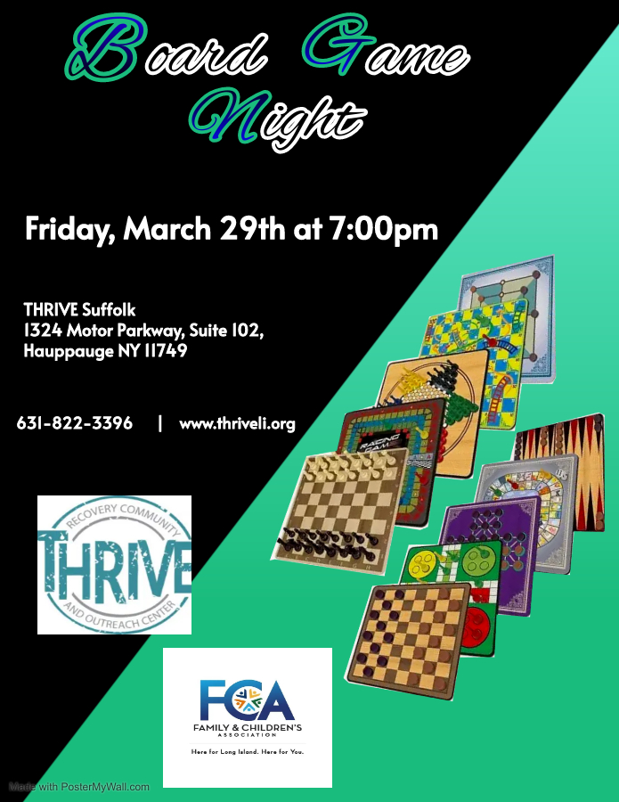 Board Game Night 3 29 7pm Made With Postermywall