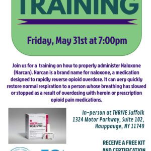 Narcan Training Flyer 5 31 24