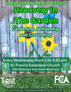 Recovery Garden Flyer