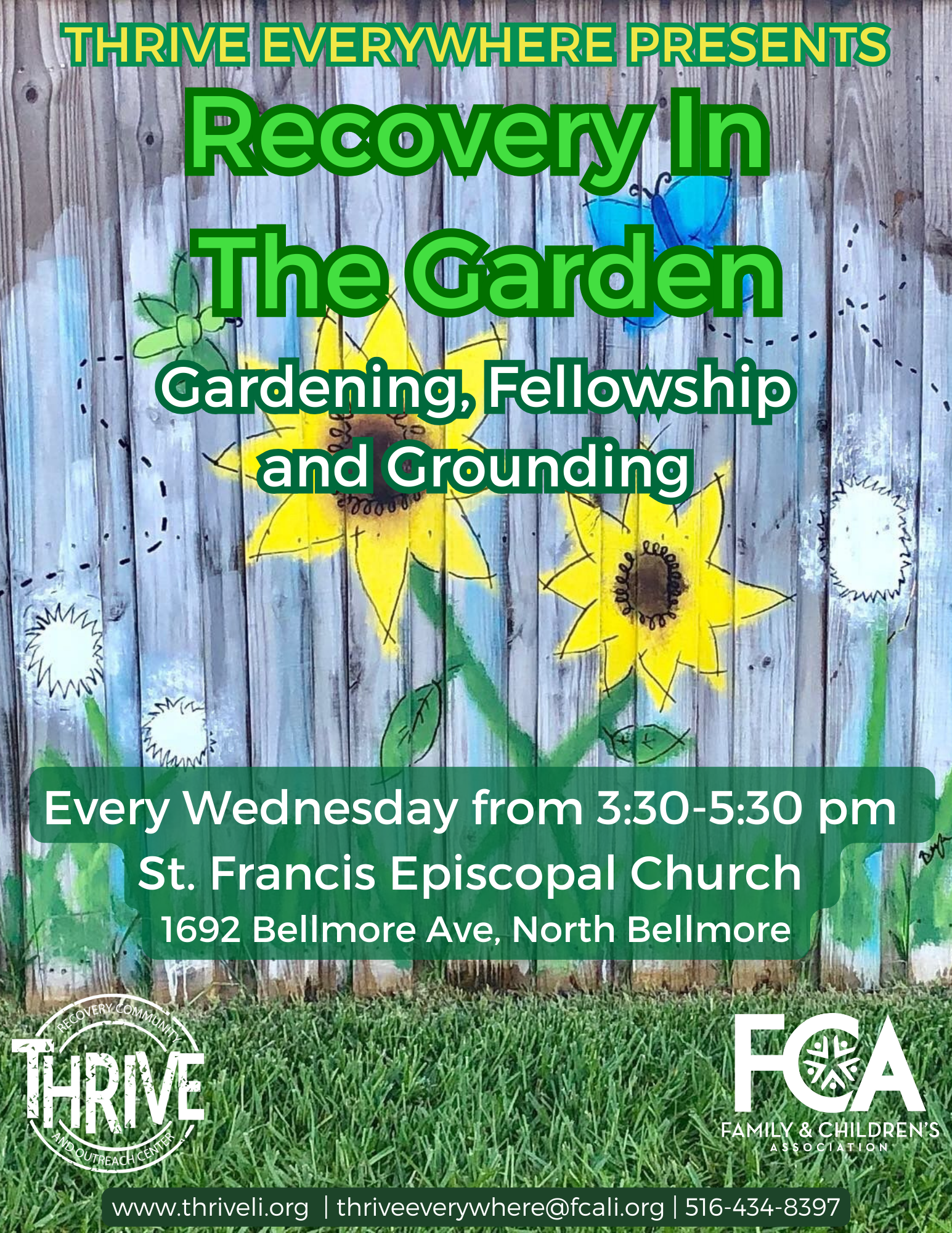 Recovery Garden Flyer