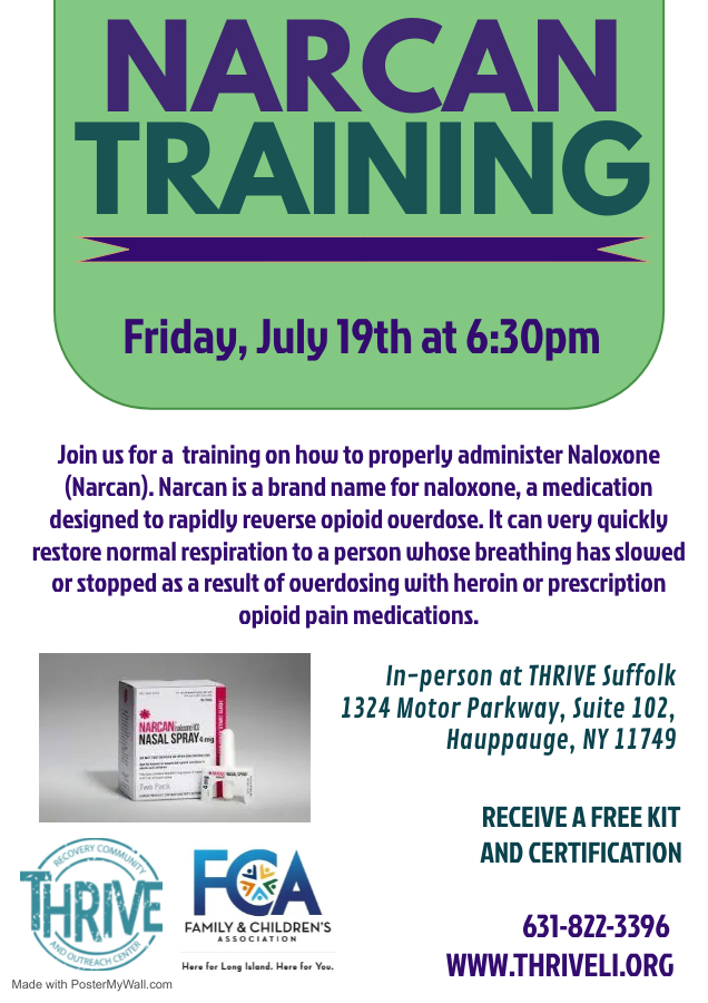 Narcan Training July 19th 630