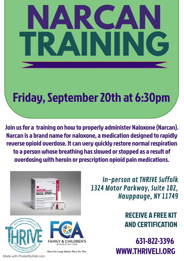 Narcan Training Sept 20th 24