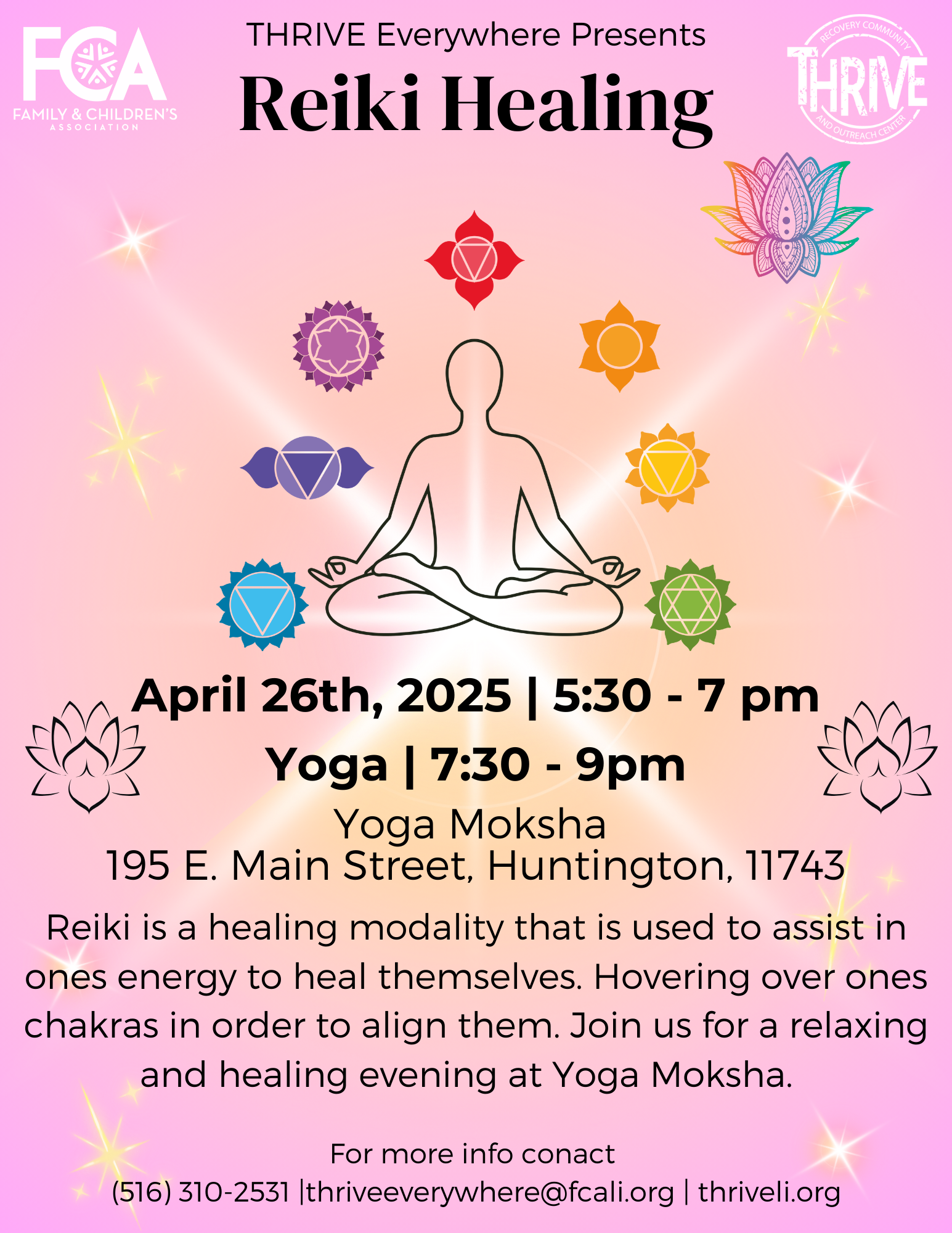 Reiki | Yoga for Recovery April 26th