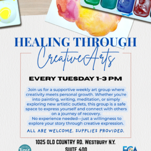 Healing Through The Creative Arts Tuesdays 1 3pm After January 2026