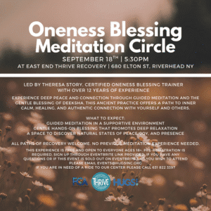 Oneness Blessing Meditation Circle