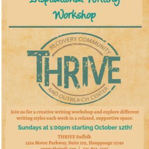 Inspirational Writing Workshop Sun 1pm