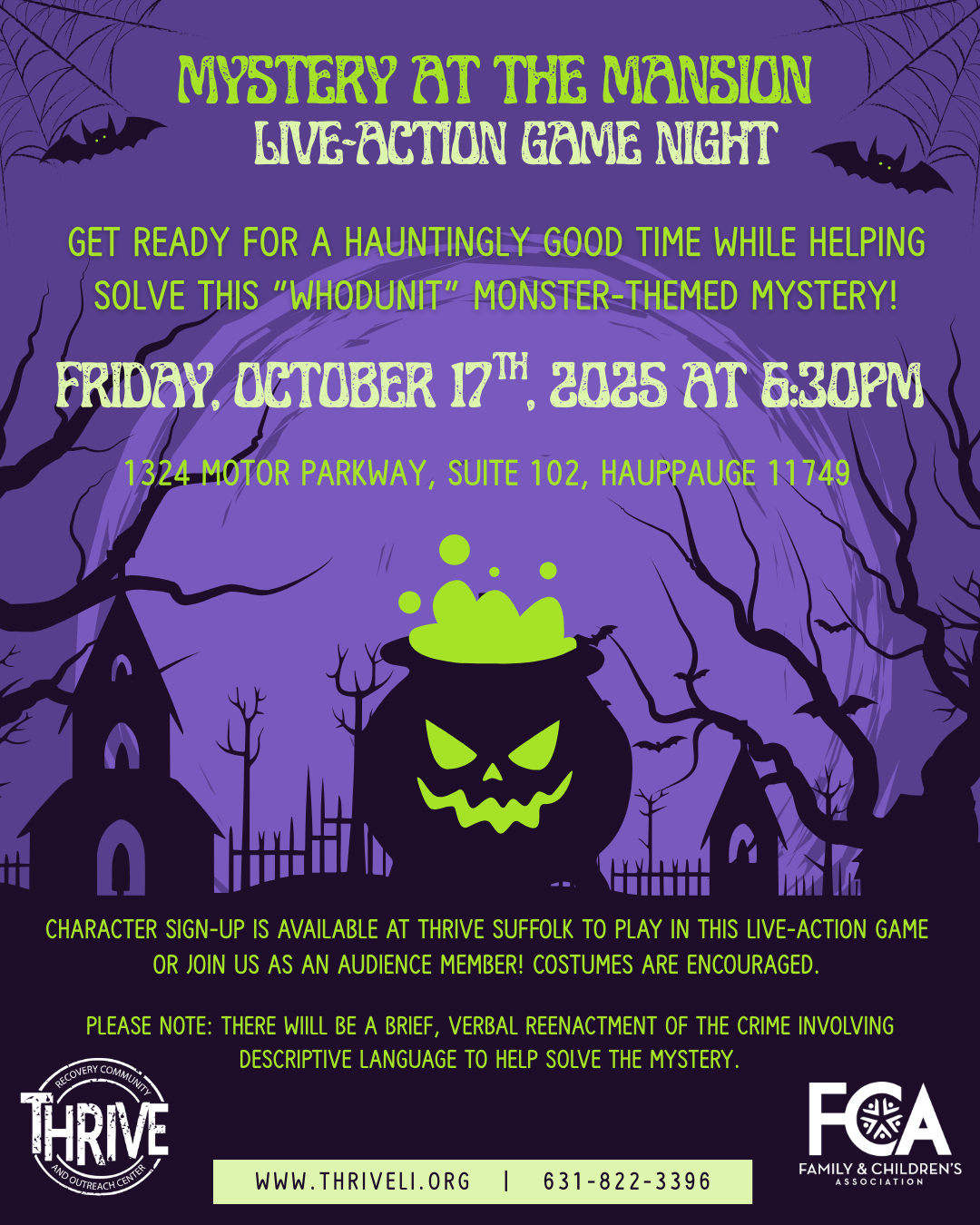 Mystery Live Action Game Night