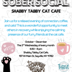 Shabby Tabby Cat Cafe Sober Social
