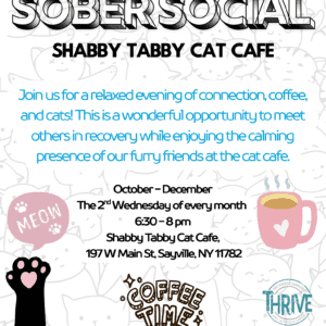 Shabby Tabby Cat Cafe Sober Social
