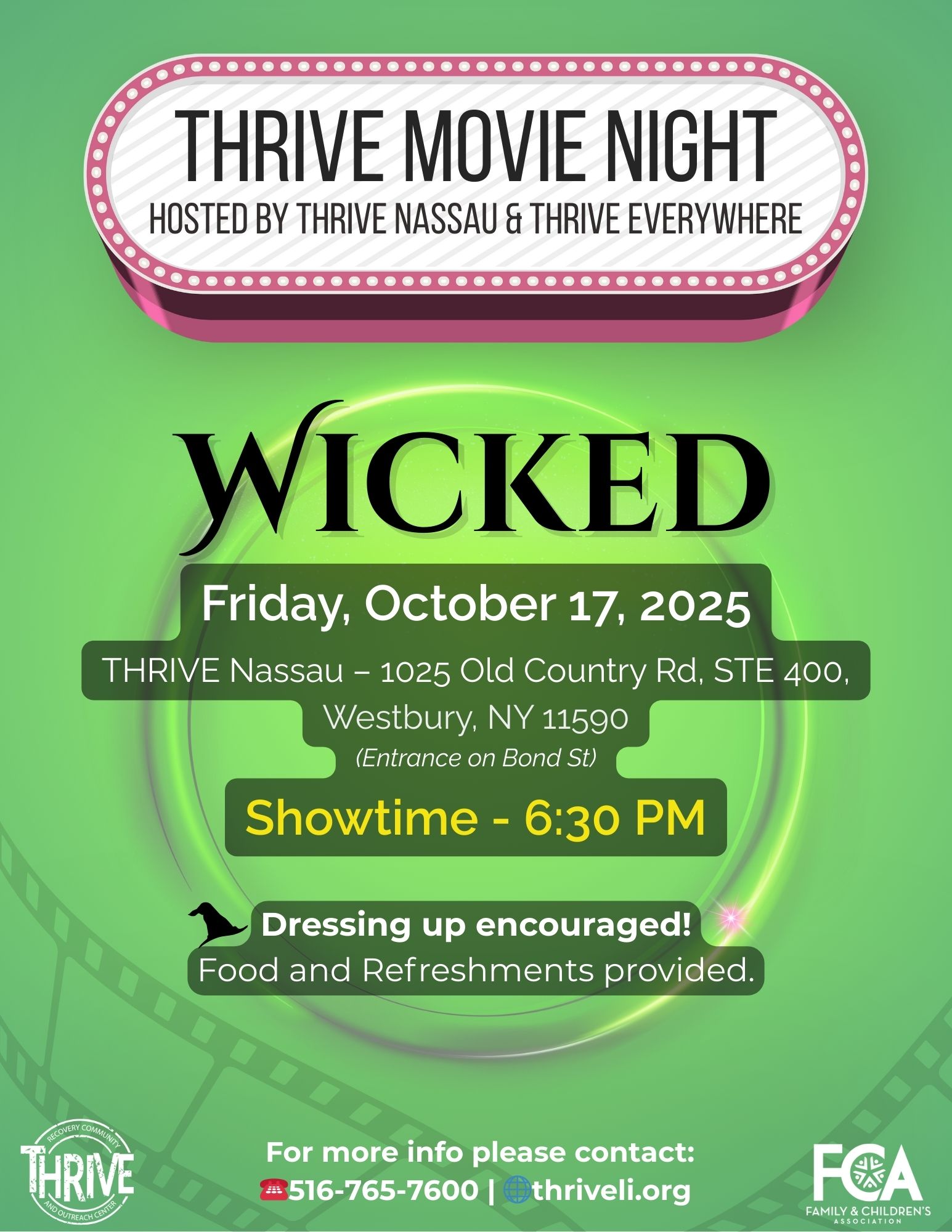 Thrive Movie Night Wicked
