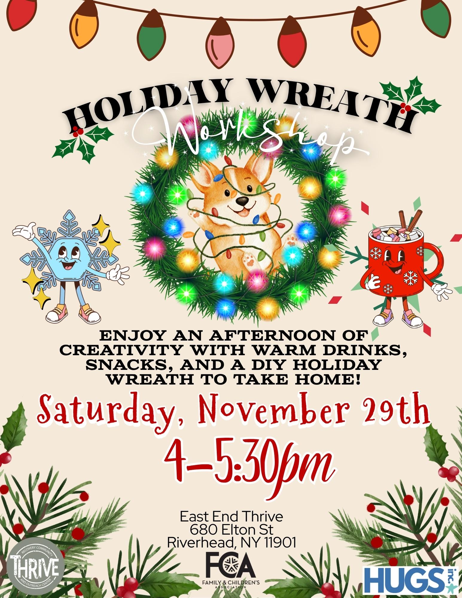 Holiday Wreath Decorating Finallll