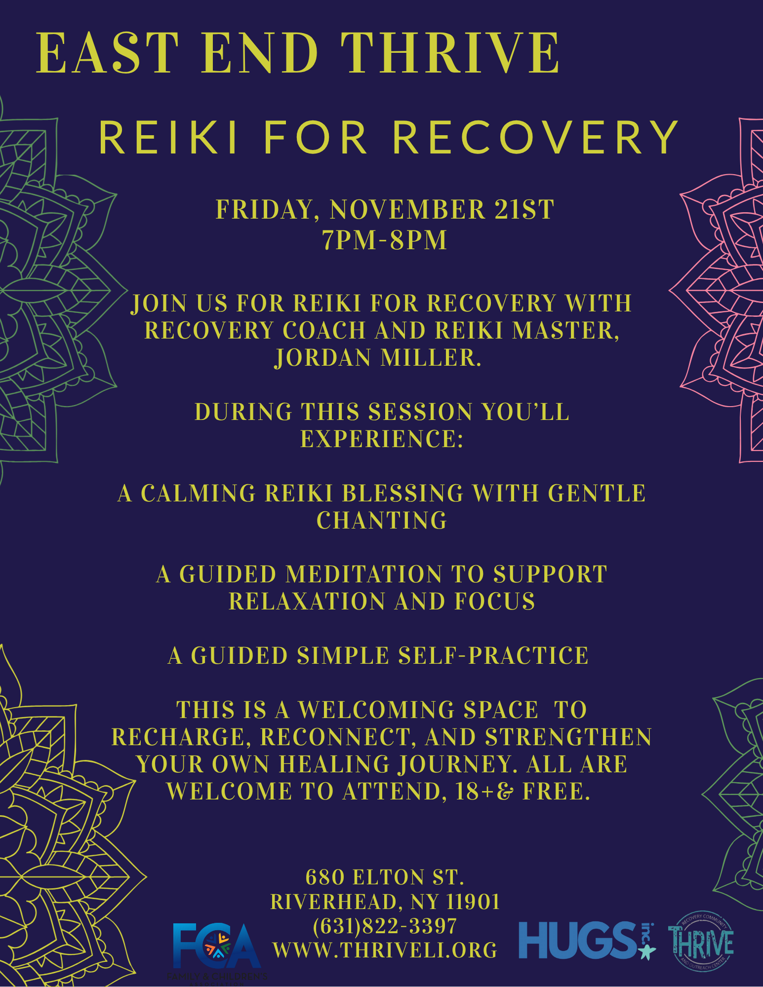 Reiki For Recovery