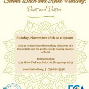 Sound Bath And Reiki 11.16.25
