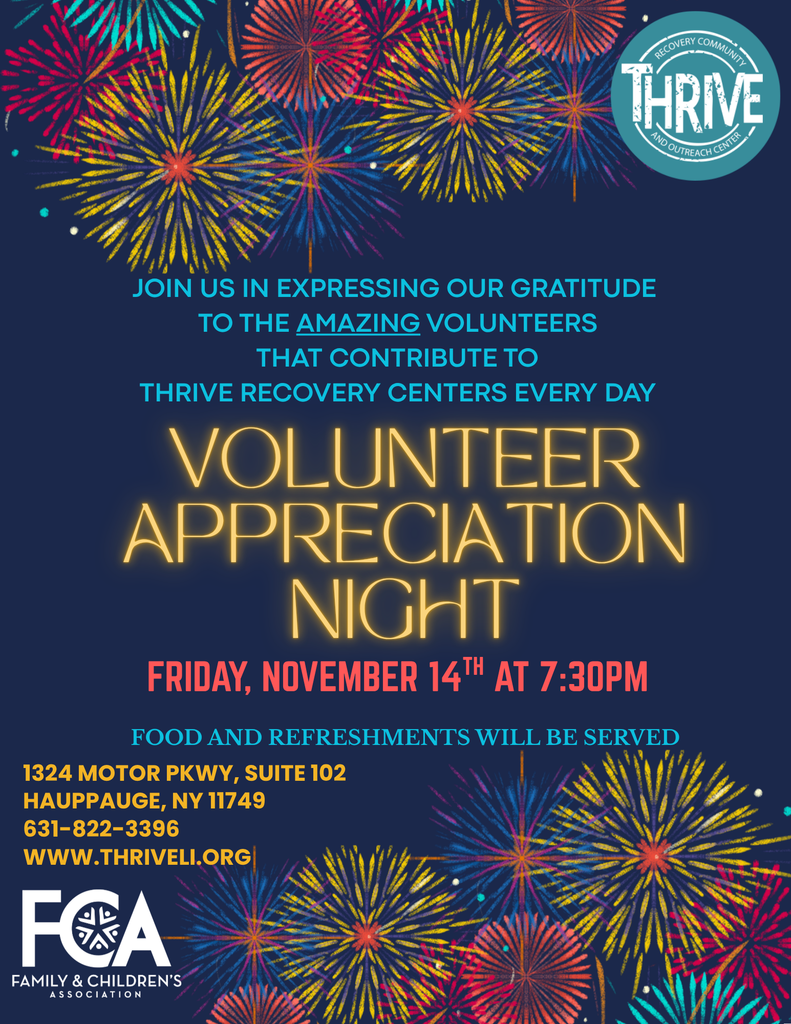 Volunteer Appreciation Night