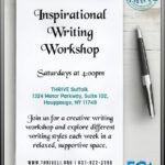 Inspirational Writing Workshop Saturdays 4pm