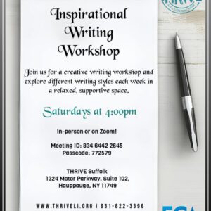 Inspirational Writing Workshop With Meeting Id