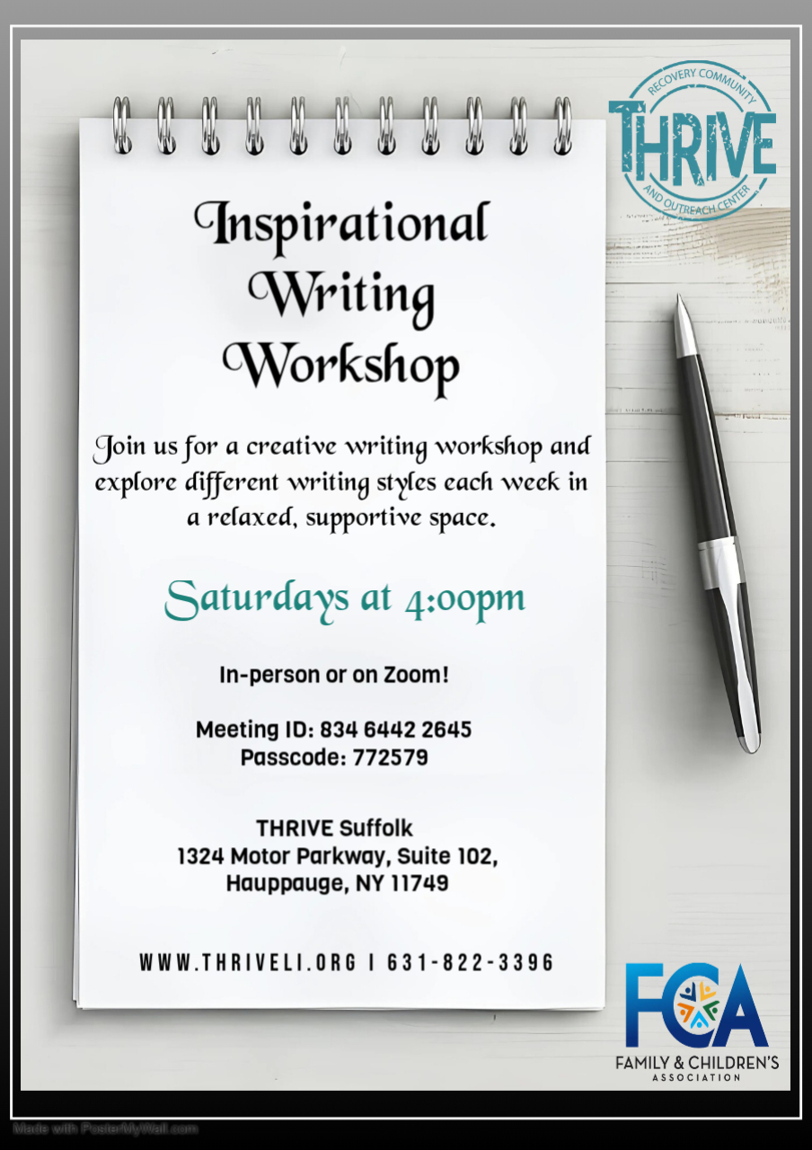 Inspirational Writing Workshop With Meeting Id