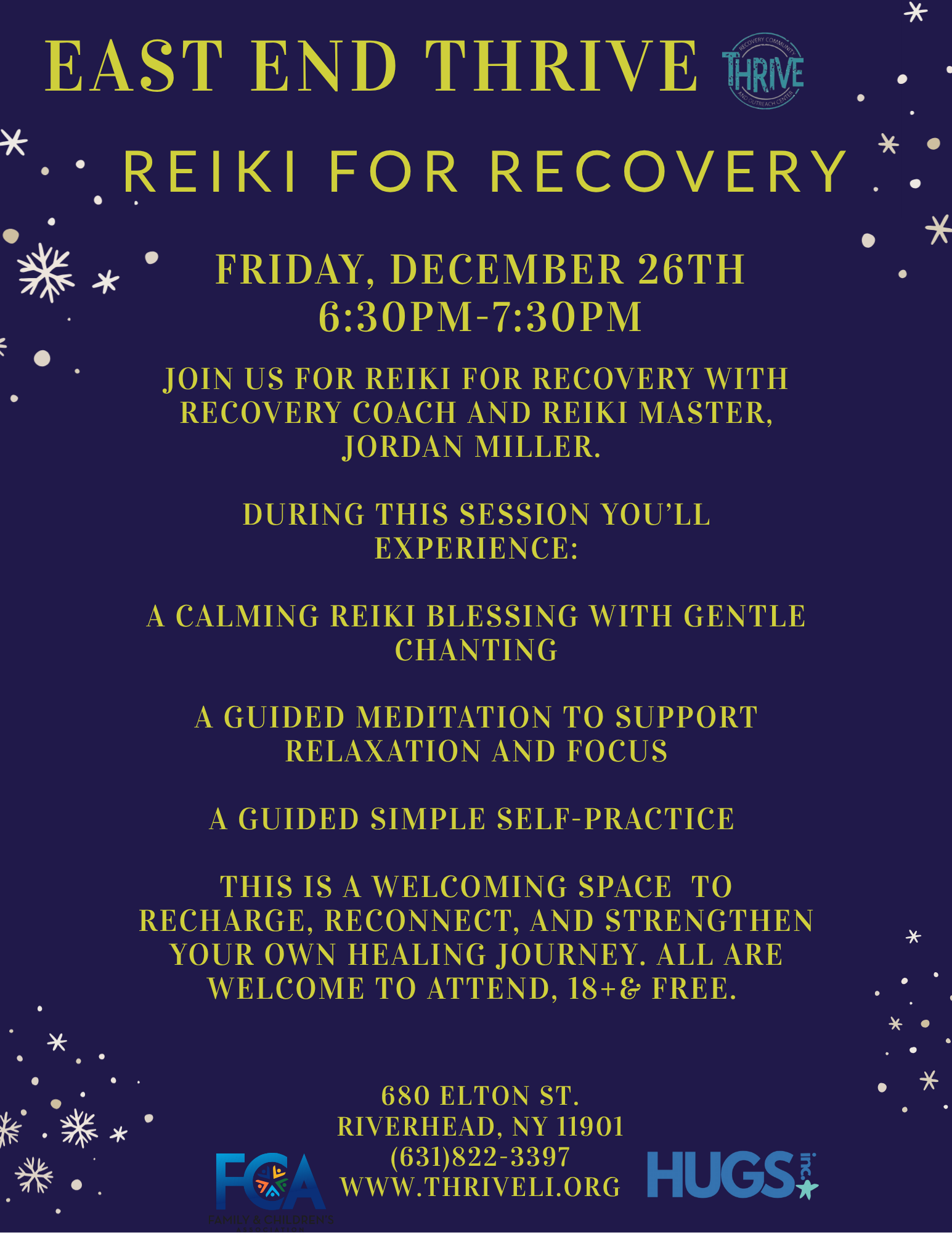 Reiki For Recovery