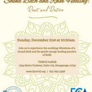 Sound Bath And Reiki 12.21.25