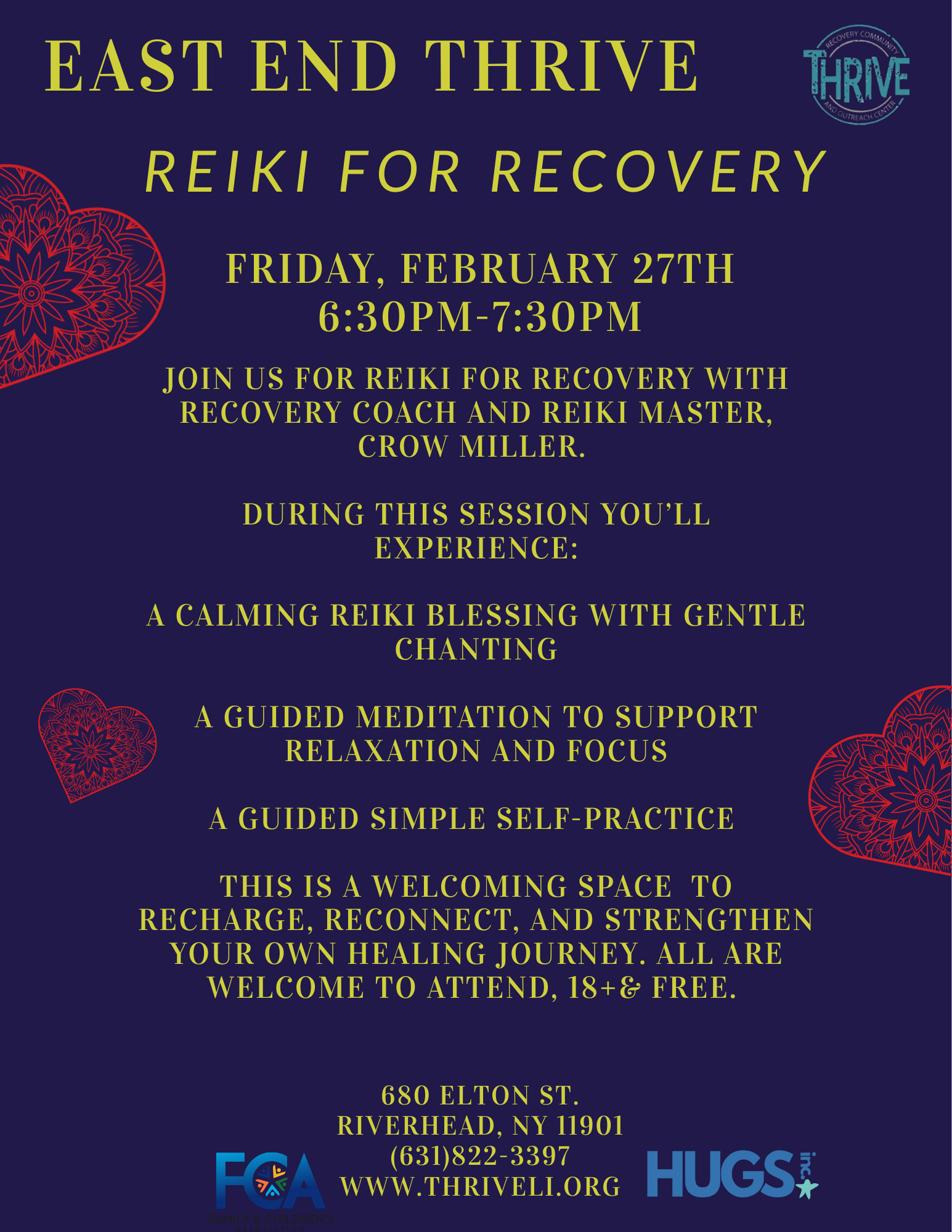 Reiki For Recovery