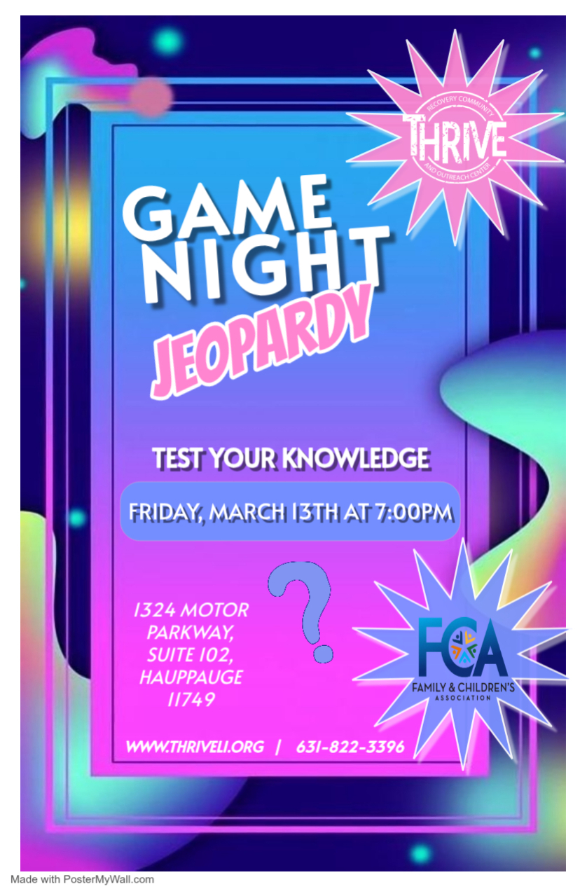 Game Night Jeopardy 3.13.26